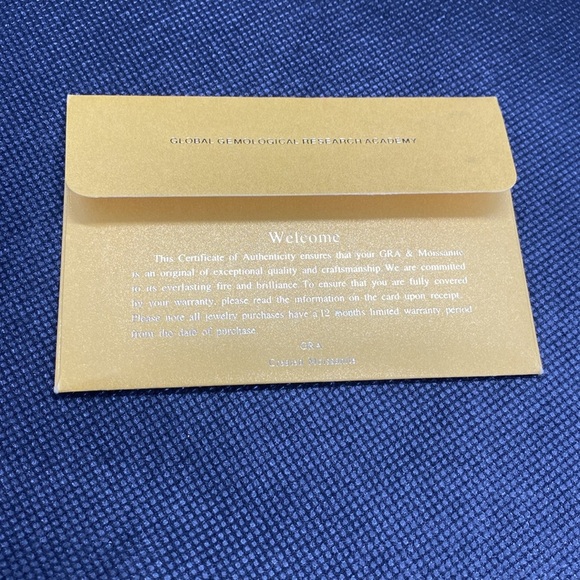 ⭐️Mosissanite⭐️5mm 1 ct GRA Certified Necklace/NIB - Picture 6 of 8